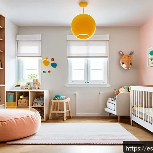 아기와 놀이방 꾸미기 - A cozy and safe sensory playroom for a baby wearing a diaper, featuring soft, natural textiles such ...